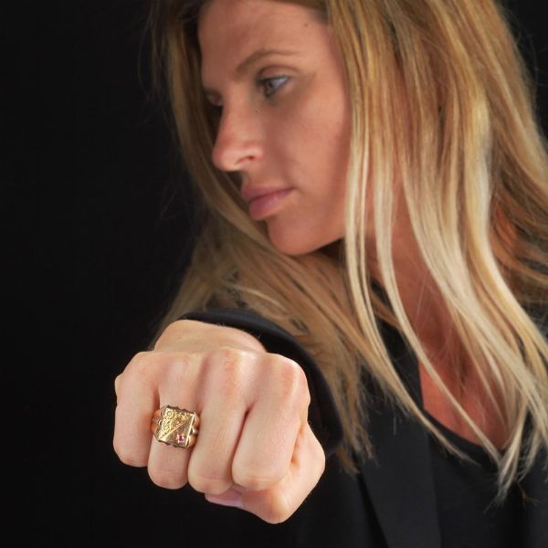 ANELLO CHEVALIER  - Asta Gioielli  - Associazione Nazionale - Case d'Asta italiane