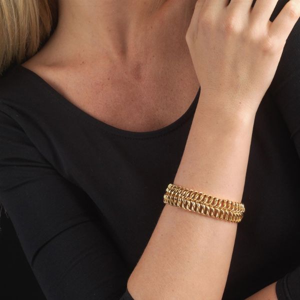 BRACCIALE A FASCIA  - Asta Gioielli  - Associazione Nazionale - Case d'Asta italiane