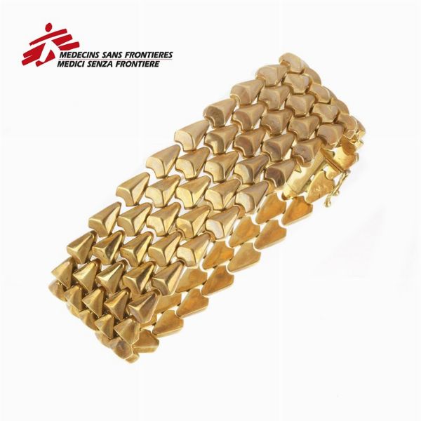 BRACCIALE A MAGLIA MORBIDA  - Asta Gioielli  - Associazione Nazionale - Case d'Asta italiane