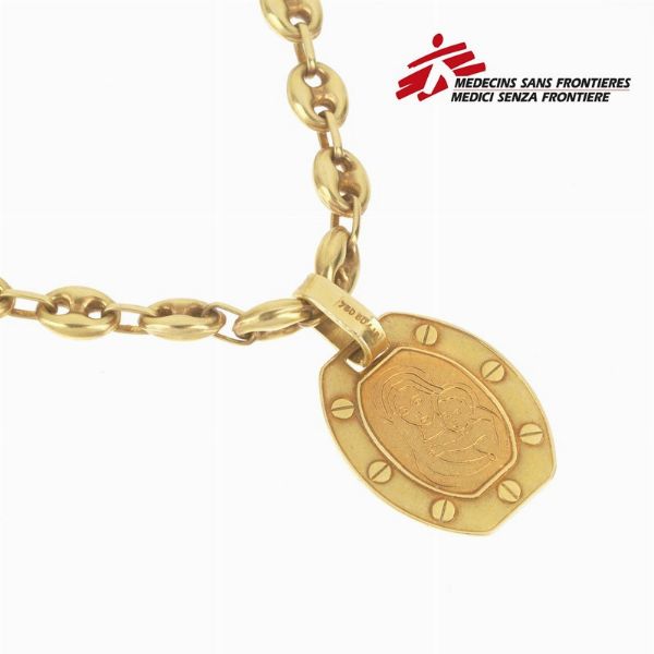 COLLANA A CATENA CON PENDENTE  - Asta Gioielli  - Associazione Nazionale - Case d'Asta italiane
