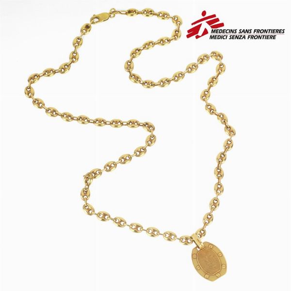 COLLANA A CATENA CON PENDENTE  - Asta Gioielli  - Associazione Nazionale - Case d'Asta italiane