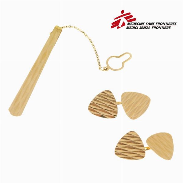 PAIO DI GEMELLI E FERMACRAVATTE  - Asta Gioielli  - Associazione Nazionale - Case d'Asta italiane