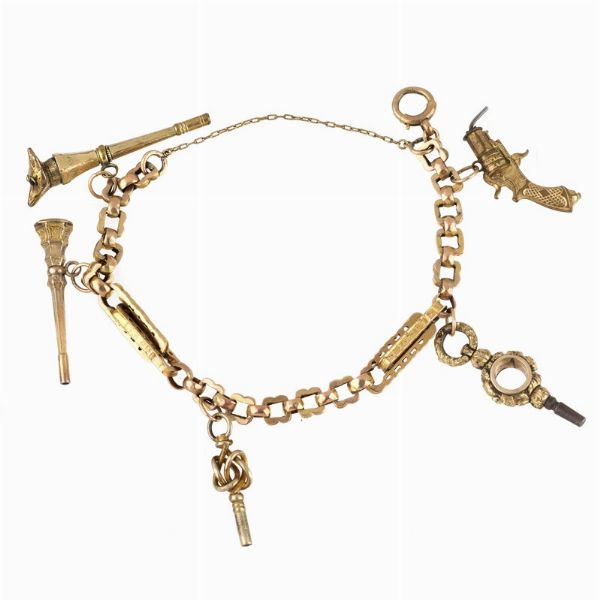 BRACCIALE CON PENDENTI  - Asta Gioielli  - Associazione Nazionale - Case d'Asta italiane