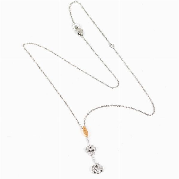 SALVINI COLLANA MOTIVO FLOREALE  - Asta Gioielli  - Associazione Nazionale - Case d'Asta italiane