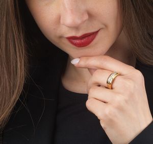 ANELLO CON DIAMANTI  - Asta Gioielli  - Associazione Nazionale - Case d'Asta italiane