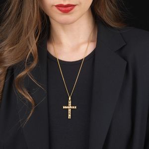 COLLANA CON CROCE PENDENTE  - Asta Gioielli  - Associazione Nazionale - Case d'Asta italiane