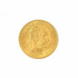 CORONA AUSTROUNGARICA CON PIASTRINA FIGURATA  - Asta Gioielli  - Associazione Nazionale - Case d'Asta italiane