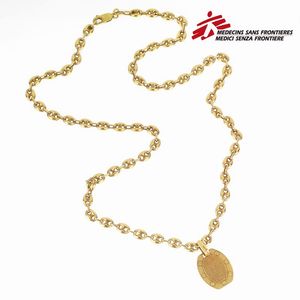 COLLANA A CATENA CON PENDENTE  - Asta Gioielli  - Associazione Nazionale - Case d'Asta italiane