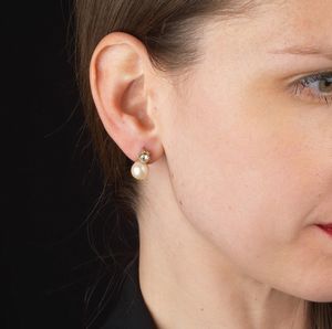 PAIO DI ORECCHINI CON PERLE E DIAMANTI  - Asta Gioielli  - Associazione Nazionale - Case d'Asta italiane
