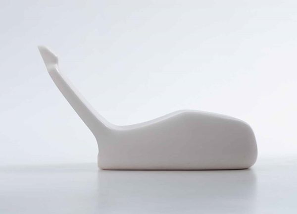 ALBERTO ROSSELLI : 101/100 Chaise Longue mod. Moby Dick  - Asta 100+1. Alberto Rosselli per Saporiti Italia - Associazione Nazionale - Case d'Asta italiane