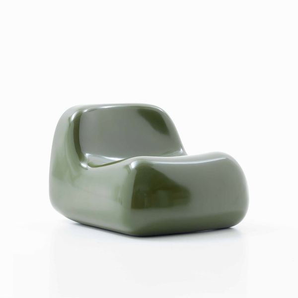 Jarel Portman, Bill Bradfield / Portman Architects : 026/100 Poltrona mod. Jumbo  - Asta 100+1. Alberto Rosselli per Saporiti Italia - Associazione Nazionale - Case d'Asta italiane