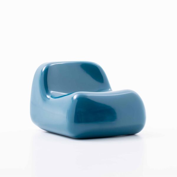 Studio Lipparini / Mauro Lipparini : 002/100 Poltrona mod. Jumbo  - Asta 100+1. Alberto Rosselli per Saporiti Italia - Associazione Nazionale - Case d'Asta italiane