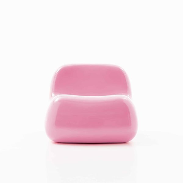 Jarel Portman, Bill Bradfield / Portman Architects : 053/100 Poltrona mod. Jumbo  - Asta 100+1. Alberto Rosselli per Saporiti Italia - Associazione Nazionale - Case d'Asta italiane