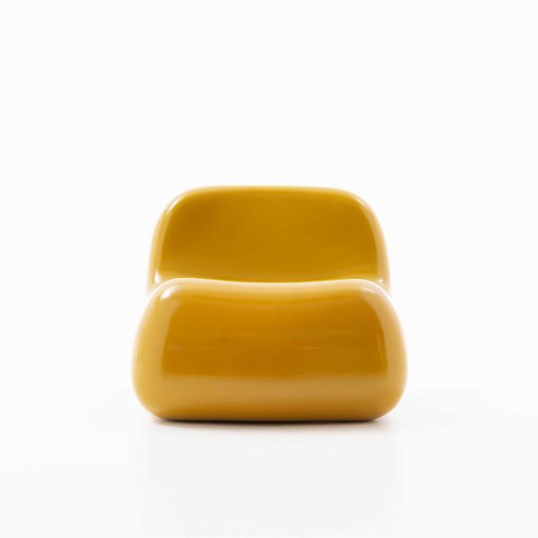 S20M / Antonio Ventimiglia : 067/100 Poltrona mod. Jumbo  - Asta 100+1. Alberto Rosselli per Saporiti Italia - Associazione Nazionale - Case d'Asta italiane