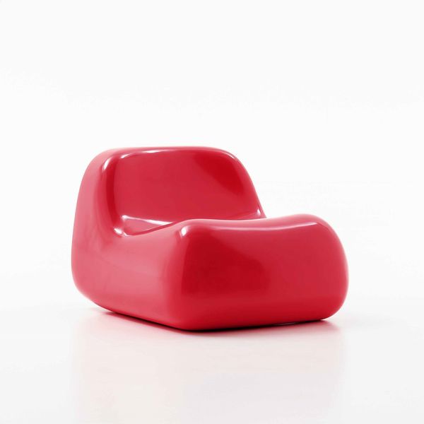 Jarel Portman, Bill Bradfield / Portman Architects : 085/100 Poltrona mod. Jumbo  - Asta 100+1. Alberto Rosselli per Saporiti Italia - Associazione Nazionale - Case d'Asta italiane