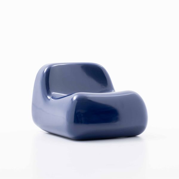 Carlos Zapata Studio / Carlos Zapata : 008/100 Poltrona mod. Jumbo  - Asta 100+1. Alberto Rosselli per Saporiti Italia - Associazione Nazionale - Case d'Asta italiane