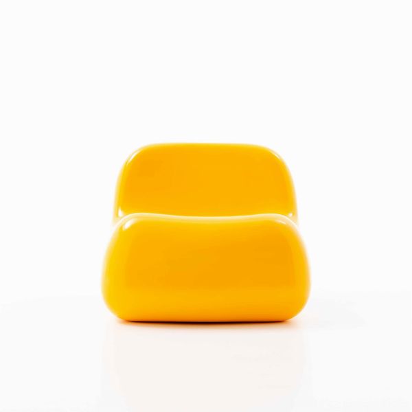 Jarel Portman, Bill Bradfield / Portman Architects : 097/100 Poltrona mod. Jumbo  - Asta 100+1. Alberto Rosselli per Saporiti Italia - Associazione Nazionale - Case d'Asta italiane