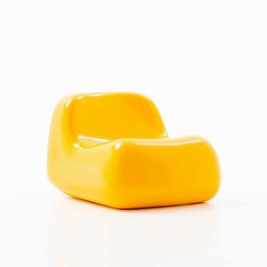 Jarel Portman, Bill Bradfield / Portman Architects : 097/100 Poltrona mod. Jumbo  - Asta 100+1. Alberto Rosselli per Saporiti Italia - Associazione Nazionale - Case d'Asta italiane