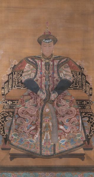 Coppia di grandi dipinti su seta raffiguranti Imperatore e Imperatrice, Cina, Dinastia Qing, epoca Qianlong (1736-1796)  - Asta Fine chinese works of art - Associazione Nazionale - Case d'Asta italiane