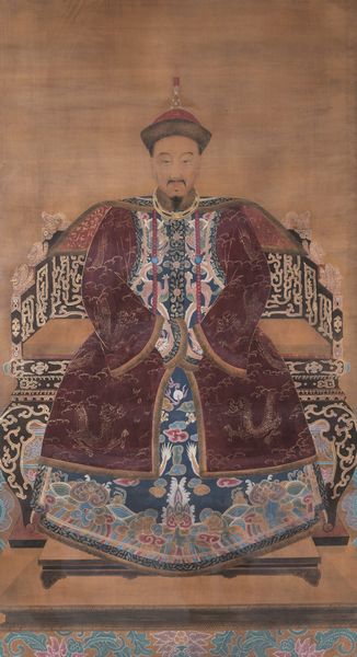 Coppia di grandi dipinti su seta raffiguranti Imperatore e Imperatrice, Cina, Dinastia Qing, epoca Qianlong (1736-1796)  - Asta Fine chinese works of art - Associazione Nazionale - Case d'Asta italiane