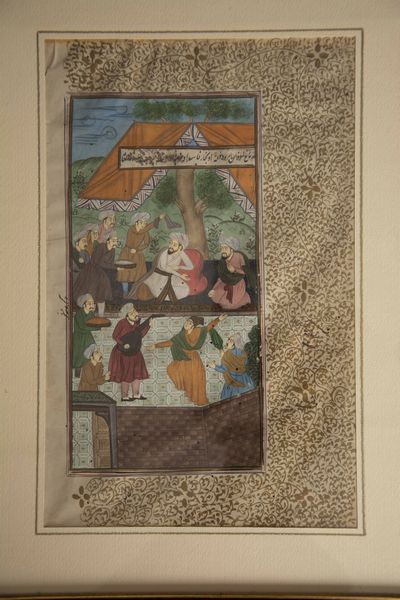 Lotto composto da tre pagine miniate con personaggi e iscrizioni, India, XIX secolo  - Asta Fine chinese works of art - Associazione Nazionale - Case d'Asta italiane