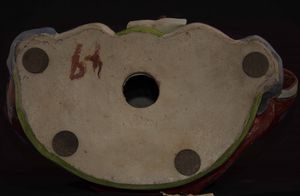 Grande figura di saggio in porcellana a smalti policromi, Cina, Repubblica, XX secolo  - Asta Fine chinese works of art - Associazione Nazionale - Case d'Asta italiane