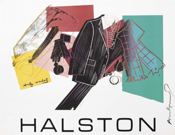 Andy Warhol : Halston  - Asta ARTE MODERNA E CONTEMPORANEA - Associazione Nazionale - Case d'Asta italiane