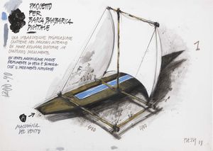 FABRIZIO PLESSI - Progetto per barca barbarica digitale