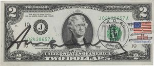 Andy Warhol - Two Dollars Jefferson