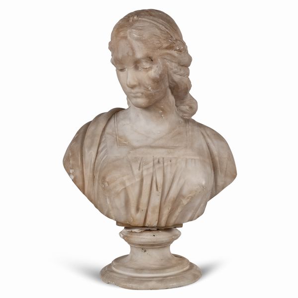 Scultura in alabastro  - Asta Da Importanti Collezioni Romane - Associazione Nazionale - Case d'Asta italiane