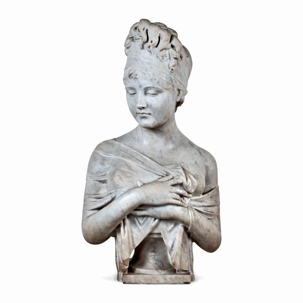 Scultura in marmo bianco  - Asta Da Importanti Collezioni Romane - Associazione Nazionale - Case d'Asta italiane