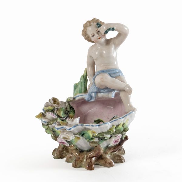 Gruppo in porcellana policroma, manifattura Samson  - Asta Da Importanti Collezioni Romane - Associazione Nazionale - Case d'Asta italiane