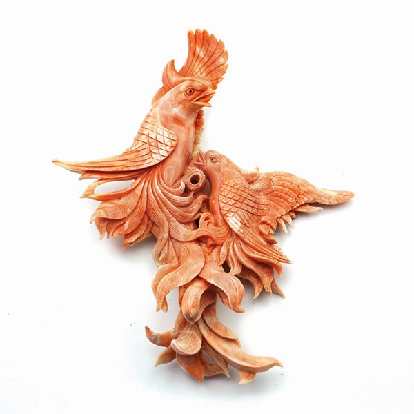 Scultura in corallo  - Asta Da Importanti Collezioni Romane - Associazione Nazionale - Case d'Asta italiane