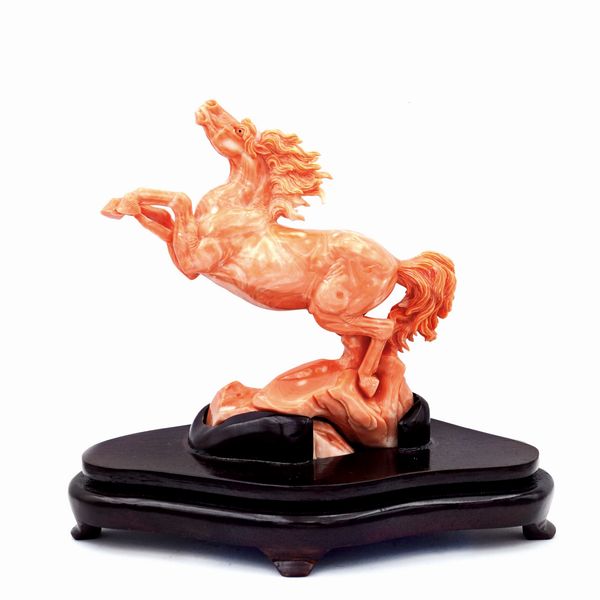 Scultura in corallo  - Asta Da Importanti Collezioni Romane - Associazione Nazionale - Case d'Asta italiane