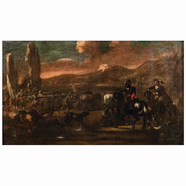 Jacques Courtois, il Borgognone, seguace di  - Asta Da Importanti Collezioni Romane - Associazione Nazionale - Case d'Asta italiane