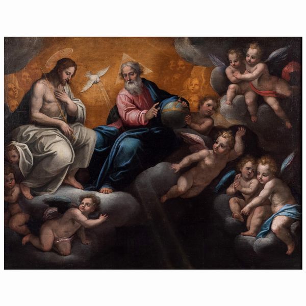 Scuola napoletana  - Asta Da Importanti Collezioni Romane - Associazione Nazionale - Case d'Asta italiane