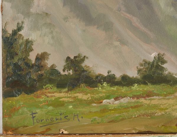 FORNERIS VINCENZO (1904 - 1956) : Paesaggio.  - Asta Asta 380 | ARTE MODERNA E CONTEMPORANEA Virtuale - Associazione Nazionale - Case d'Asta italiane