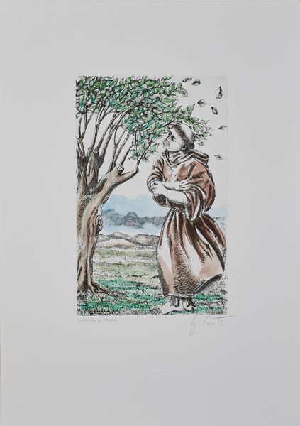 CONTE GIUSEPPE : Cantico delle Creature.  - Asta Asta 380 | ARTE MODERNA E CONTEMPORANEA Virtuale - Associazione Nazionale - Case d'Asta italiane