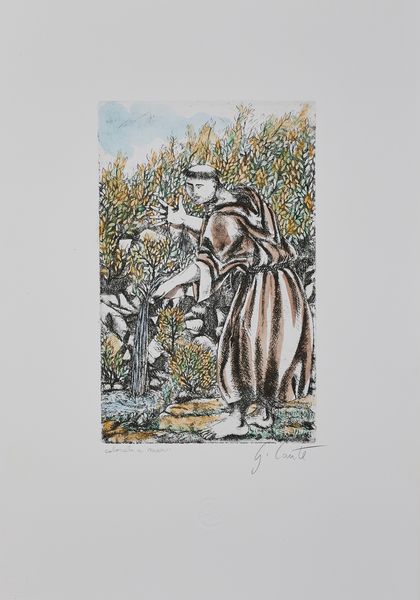 CONTE GIUSEPPE : Cantico delle Creature.  - Asta Asta 380 | ARTE MODERNA E CONTEMPORANEA Virtuale - Associazione Nazionale - Case d'Asta italiane