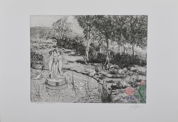 PALLESCHI ERNESTO NINO : Le Grazie di Ugo Foscolo.  - Asta Asta 380 | ARTE MODERNA E CONTEMPORANEA Virtuale - Associazione Nazionale - Case d'Asta italiane