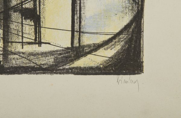 SINISCA  (n. 1929) : Dalla cartella Strutture.  - Asta Asta 380 | ARTE MODERNA E CONTEMPORANEA Virtuale - Associazione Nazionale - Case d'Asta italiane