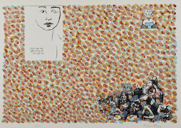 ALBANO GIACOMO (n. 1935) : Cartella composta da n. 3 fogli.  - Asta Asta 380 | ARTE MODERNA E CONTEMPORANEA Virtuale - Associazione Nazionale - Case d'Asta italiane