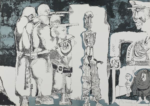 SANTALO' RODOLFO ALVAREZ (1933 - 2008) : Cartella composta da n. 5 fogli.  - Asta Asta 380 | ARTE MODERNA E CONTEMPORANEA Virtuale - Associazione Nazionale - Case d'Asta italiane