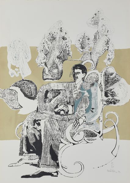 SANTALO' RODOLFO ALVAREZ (1933 - 2008) : Cartella composta da n. 5 fogli.  - Asta Asta 380 | ARTE MODERNA E CONTEMPORANEA Virtuale - Associazione Nazionale - Case d'Asta italiane