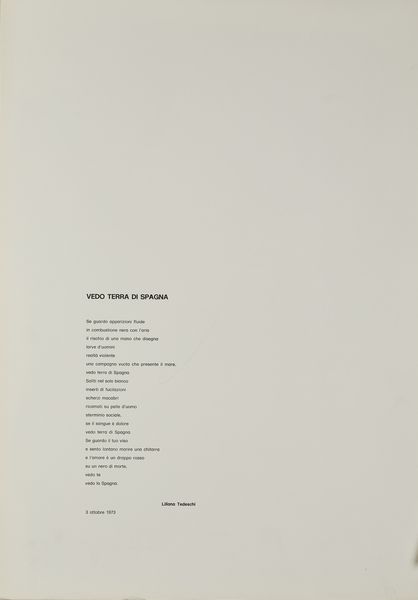 SANTALO' RODOLFO ALVAREZ (1933 - 2008) : Cartella composta da n. 5 fogli.  - Asta Asta 380 | ARTE MODERNA E CONTEMPORANEA Virtuale - Associazione Nazionale - Case d'Asta italiane