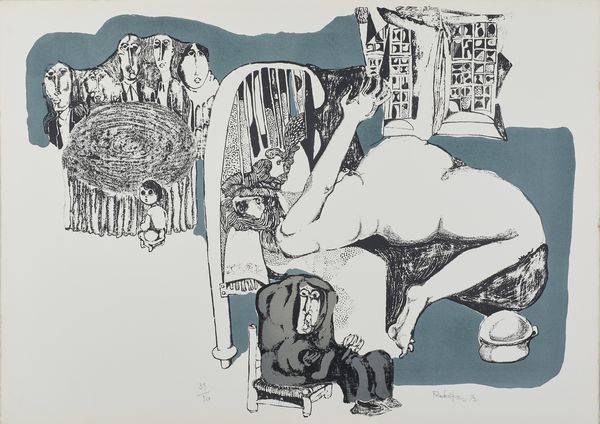 SANTALO' RODOLFO ALVAREZ (1933 - 2008) : Cartella composta da n. 5 fogli.  - Asta Asta 380 | ARTE MODERNA E CONTEMPORANEA Virtuale - Associazione Nazionale - Case d'Asta italiane