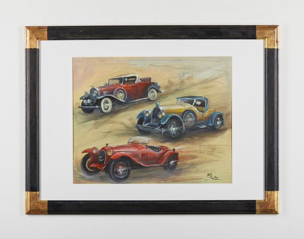 AUTORE NON IDENTIFICATO : Tre velocit� d'epoca.  - Asta Asta 380 | ARTE MODERNA E CONTEMPORANEA Virtuale - Associazione Nazionale - Case d'Asta italiane