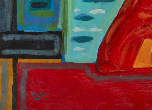 TOGO (n. 1937) : L'attesa.  - Asta Asta 380 | ARTE MODERNA E CONTEMPORANEA Virtuale - Associazione Nazionale - Case d'Asta italiane