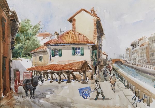 ZECCA ANTONELLO (n. 1944) : Milano, Vicolo Lavandai.  - Asta Asta 380 | ARTE MODERNA E CONTEMPORANEA Virtuale - Associazione Nazionale - Case d'Asta italiane