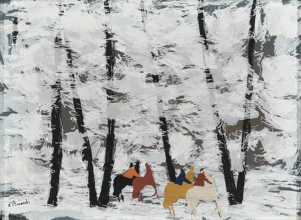 D'ACCARDI GIANRODOLFO (1906 - 1993) : Inverno.  - Asta Asta 380 | ARTE MODERNA E CONTEMPORANEA Virtuale - Associazione Nazionale - Case d'Asta italiane
